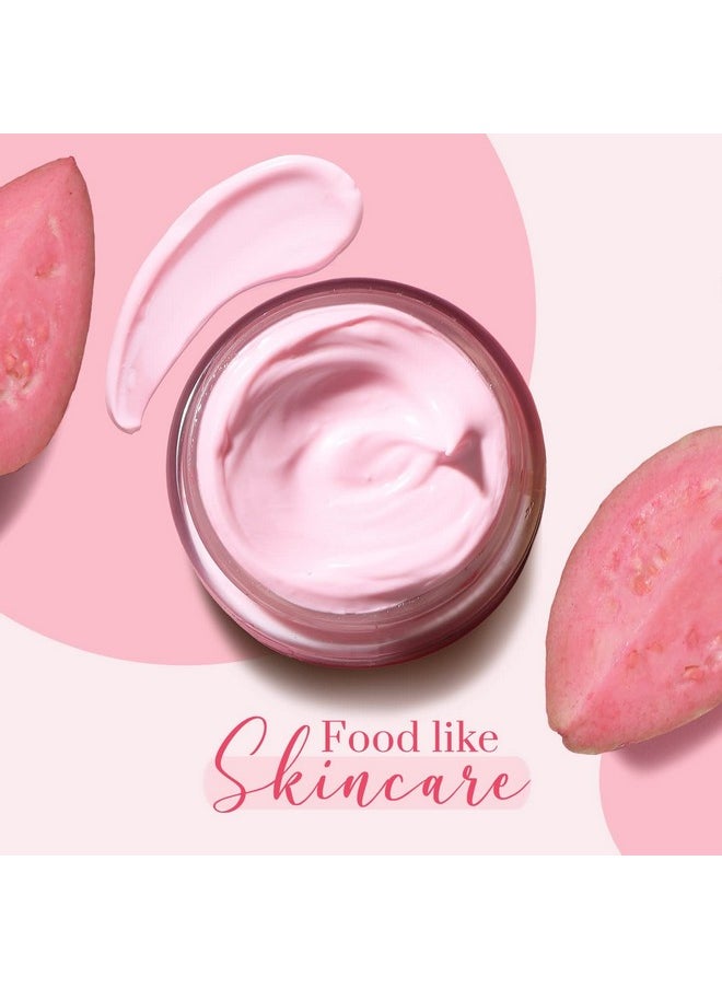 Pink Guava Day Cream With Pomegranate & Bengkoang Face Moisturizer With Spf 20 For Sun Protection & Deep Moisturization | From The Makers Of Parachute Advansed | 60 Ml