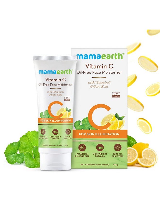 Vitamin C Oilfree Moisturizer For Face With Vitamin C & Gotu Kola For Skin Illumination 80 G