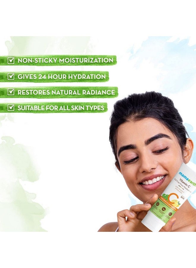 Vitamin C Oilfree Moisturizer For Face With Vitamin C & Gotu Kola For Skin Illumination 80 G