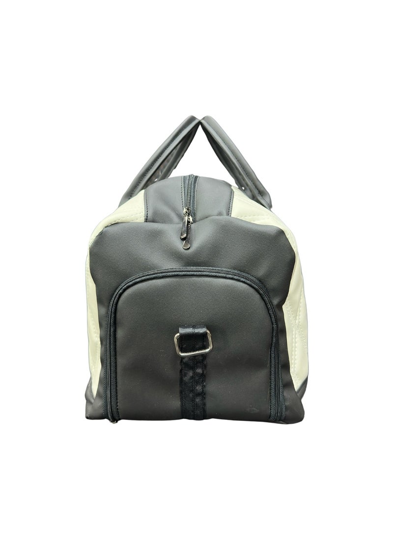 Leather Travel Duffel Bag, Large Gym Sports Bag Weekend Bag With Camping Bag Travel Storage Waterproof Overnight Carry on Bag Airline Approved for Men and Women