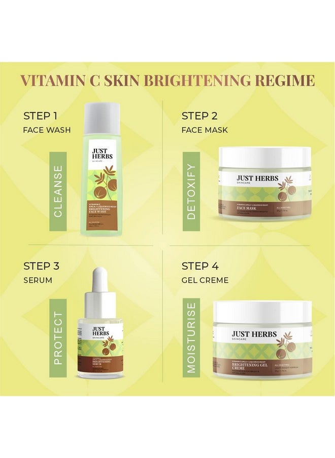 Skin-Rejuvenating Ayurvedic Face Wash Cleanser Powered With Vitamin C, Amla & Liquorice Root For Skin Hydration, Hyperpigmentation & Maintains Ph Level - 100 Ml
