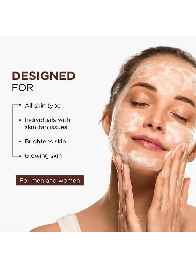 Herbals Radiance Dtan Facewash For All Skin Types | Tan Removal Formula With Whitening & Brightening | Enriched With Green Apple & Basil Extract | Paraben &Soap Free 120G