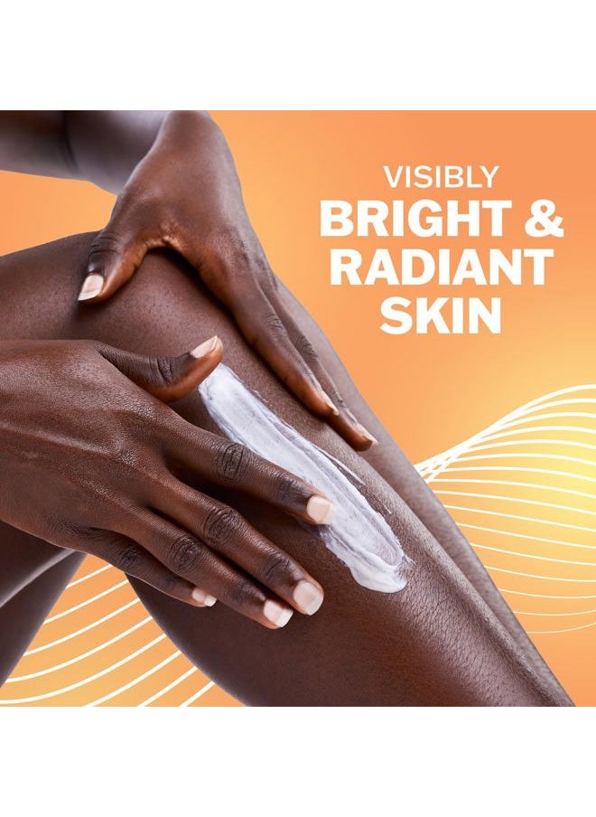 Body Lotion for Women, Brightening with Vitamin C Serum, Visibly Bright & Radiant Skin, 24hr Moisture & Hydration, Fast Absorbing Formula, Vitamin B3 Complex, For All Skin Types, 17 fl oz