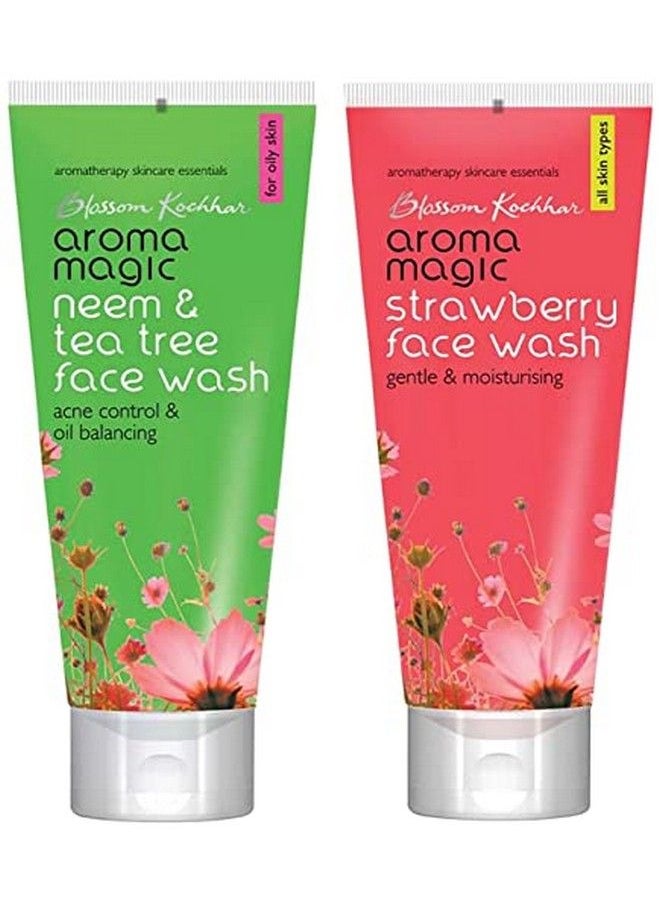 Face Wash 100 Ml (Neem) And Face Wash 100 Ml (Strawberry)