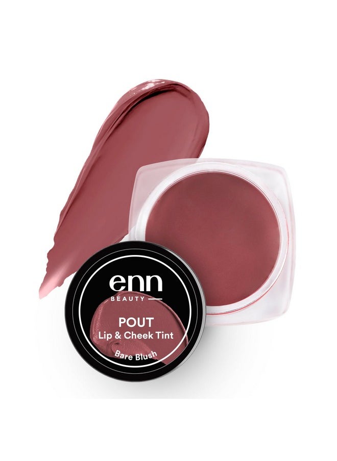 Beauty Pout Lip, Cheek & Eyeshadow Tint With Spf 10 Withthe Goodness Of Jojoba & Avocado Oil, Natural Blush For Women, Long Lasting, Sls & Paraben Free - Bare Blush, 5Gm