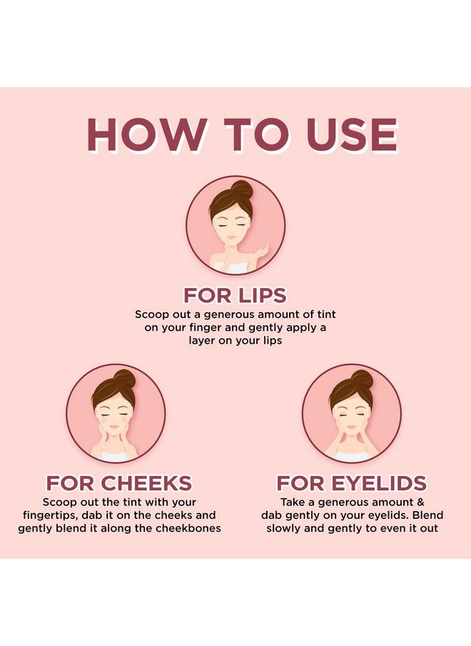 Beauty Pout Lip, Cheek & Eyeshadow Tint With Spf 10 Withthe Goodness Of Jojoba & Avocado Oil, Natural Blush For Women, Long Lasting, Sls & Paraben Free - Bare Blush, 5Gm