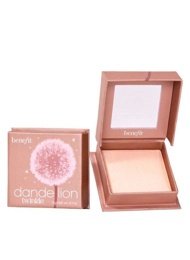 Dandelion Twinkle Soft Nude-Pink Highlighter Mini, 0.05 Ounce