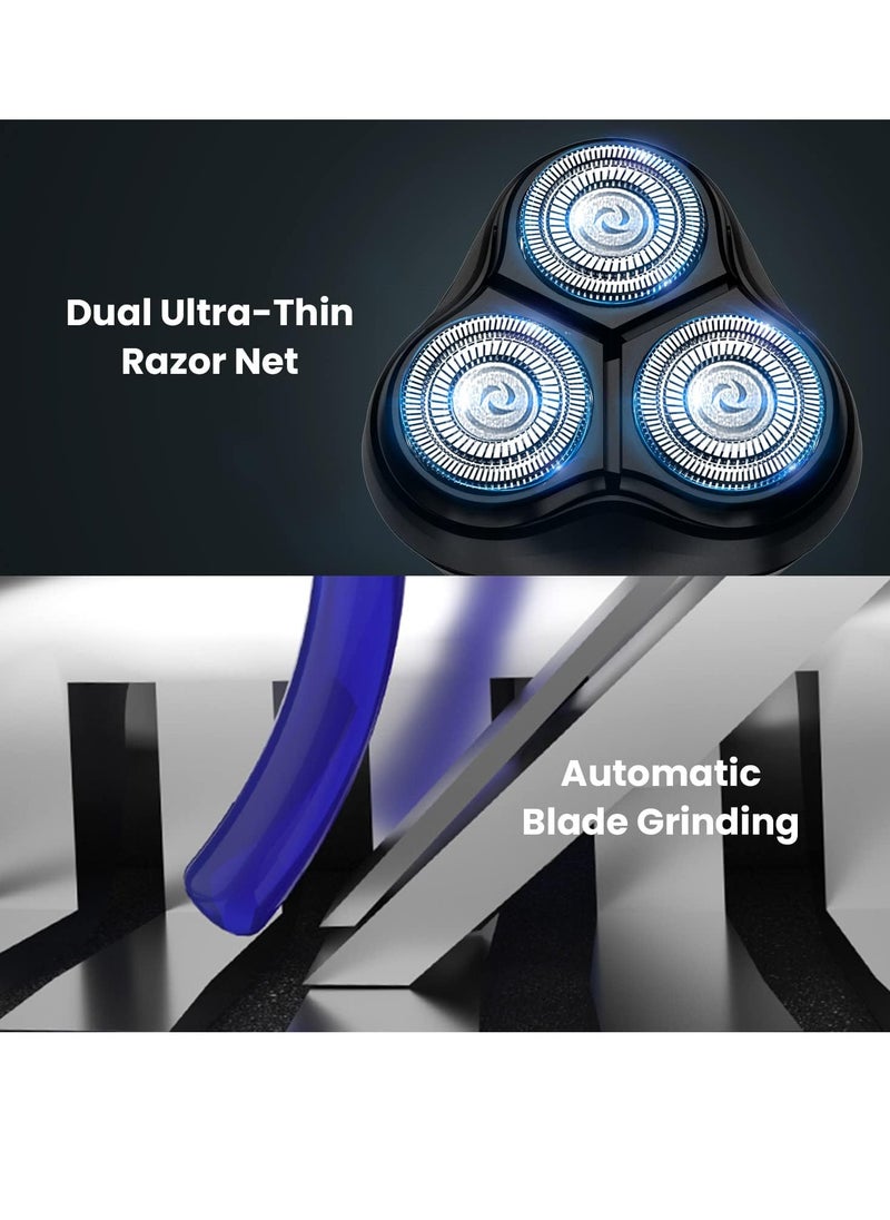 ENCHEN Men's Electric Grooming Tool – Rechargeable 3D Floating Head, Built-in Pop-up Trimmer, Multi-Function Design – Black