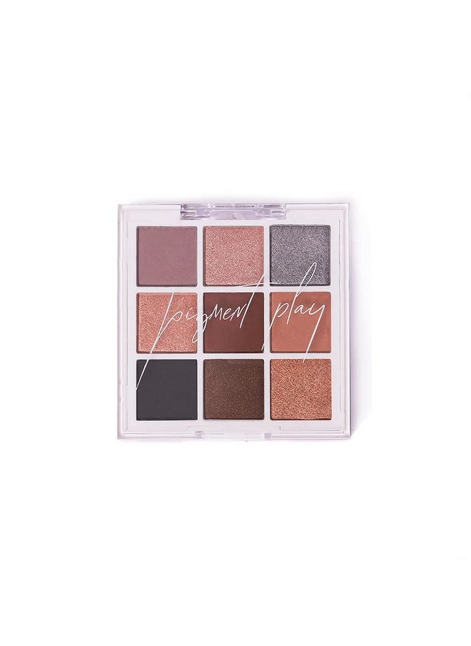 Playground Hero Shadow Palette 9 Curated Different Shades,Matte,Pigmented Shades,Shimmer Foils Eyeshadow - Mayan Princess, 9Gms