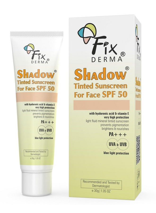 Shadow Tinted Sunscreen Spf 50 Pa+++ | Sunscreen With Vitamin E | Uva & Uvb Protection | For All Skin Types - 30Gm