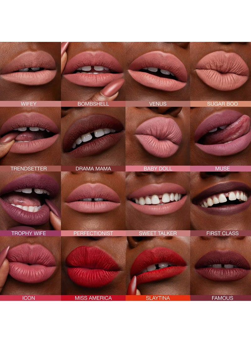 Huda Beauty Liquid Matte Ultra-Comfort Transfer-Proof Lipstick - Trendsetter