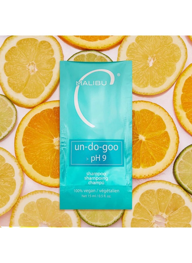 Malibu C Un-Do-Goo Shampoo (1 Packet) - Clarifying Shampoo to Remove Product Build Up + Resins from Hair - Shine Restoring, Moisturizing Cleansing Shampoo