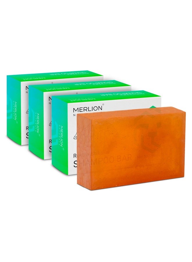 Traditional Shampoo Bar | Shikakai & Reetha (100 Gm X 3 Pcs) | Handmade With Natural Herbs | Intense Repair For Dry, Frizzy, Oily & Normal Hair | Unisex | Sulphate & Paraben Free