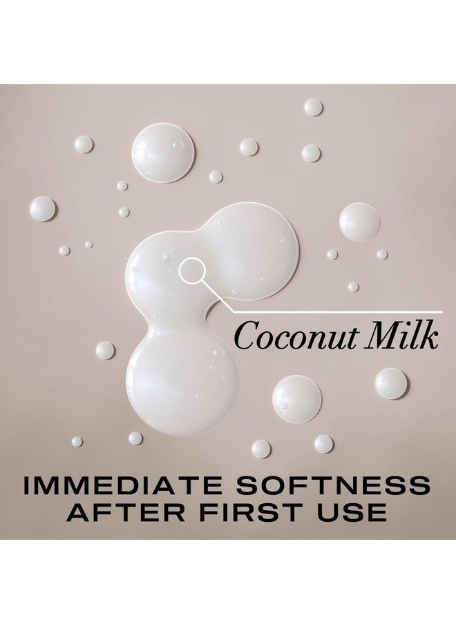 OGX Nourishing + Coconut Milk Moisturizing Shampoo, Hydrating & Restoring Shampoo Moisturizes for Soft Hair After the First Use, Paraben-Free, Sulfate-Free Surfactants, 13 fl. oz