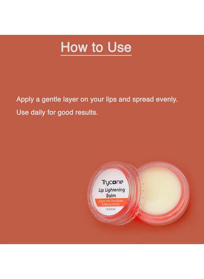 Lip Lightening Balm Enrich With Shea Butter & Natural Actives For Dark And Chapped Lips, 7 Gm