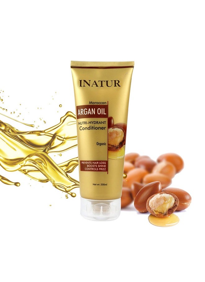 Argan Oil Hair Conditioner - Deep Conditioning, Nourishing, Repairing, Boost Shine, Controls Frizz, And Sulfate-Free - 200Ml