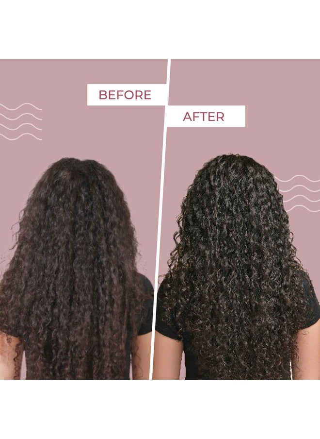 Nourishing Conditioner For Curly & Frizzy Hair | Deep Conditioning & Hydration For Wavy & Dry Hair | With Shea Butter, Argan & Green Tea | Natural - Silicone & Paraben Free - 50 Ml