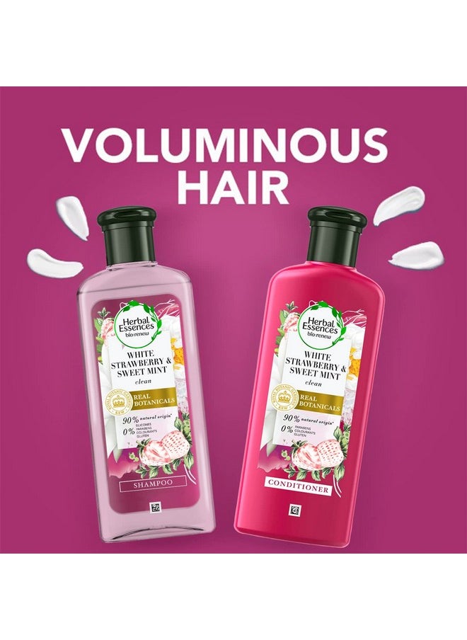 White Strawberry & Sweet Mint Conditioner- For Cleansing And Volume - No Paraben, No Colorants, 240 Ml