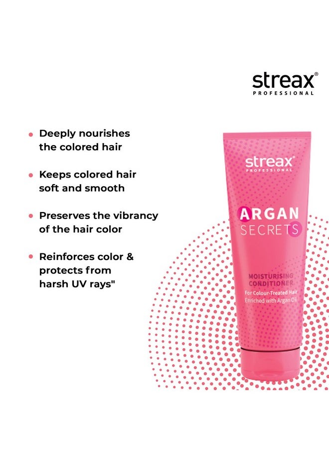 Argan Secret Conditioner | Hair Conditioner For Women Enriched With Argan Oil| Uv Filter For Color Protection | Retains Colour Upto 10 Weeks | 240Gm