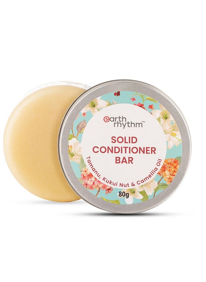 Organic Hair Conditioner For Frizz, Dryness, Splitends | Hydrates & Adds Shine & Volume| Contains Tamanu Oil & Shea Butter| Men & Women | Sulphate And Paraben Free - 80 Gm