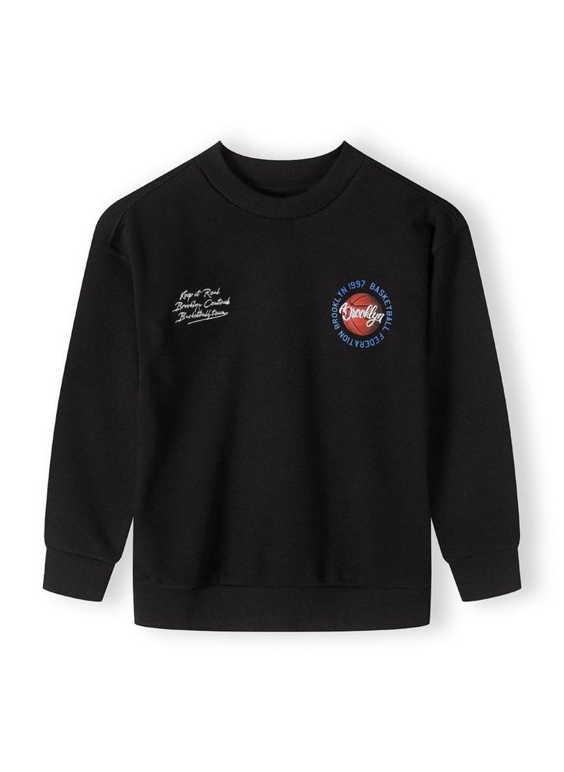 Kids Boys  Oversized Graphic Crew Neck Sweatshirt