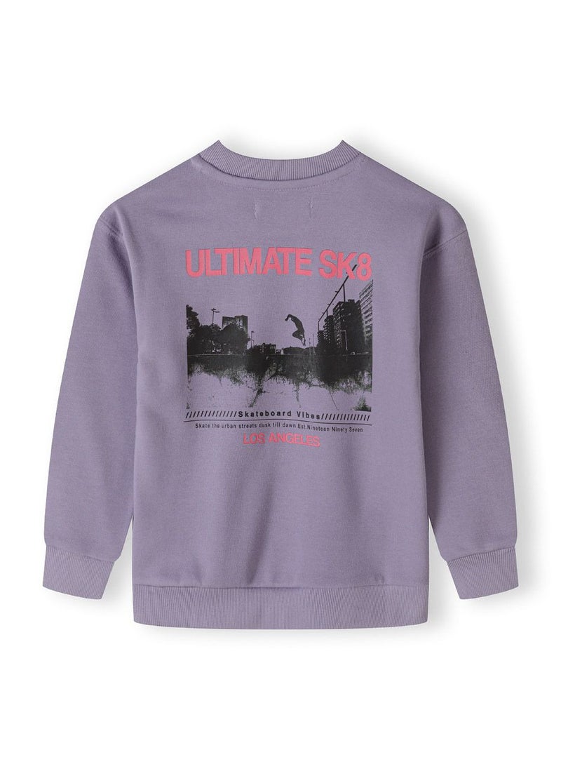 Kids Boys  Oversized Graphic Crew Neck Sweatshirt