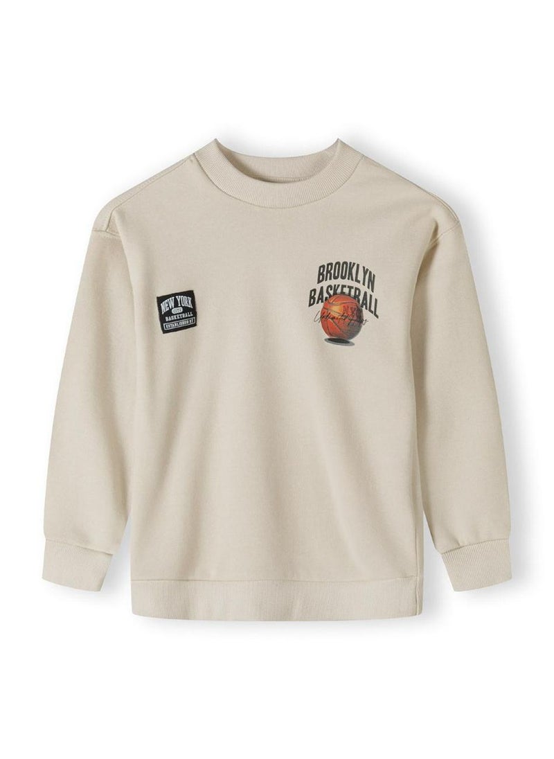 Boys Crew Sweatshirt with Print