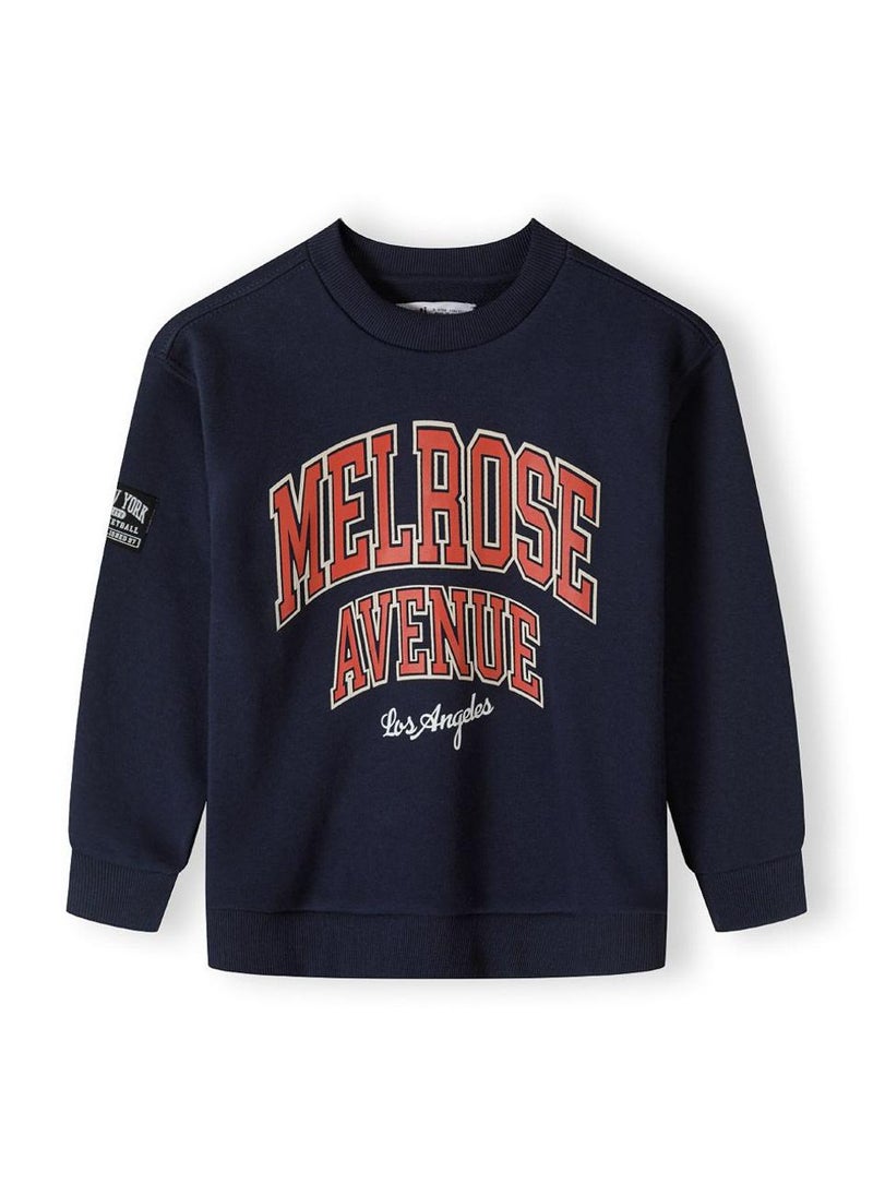 Kids Boys Cotton Crew Neck Sweatshirt