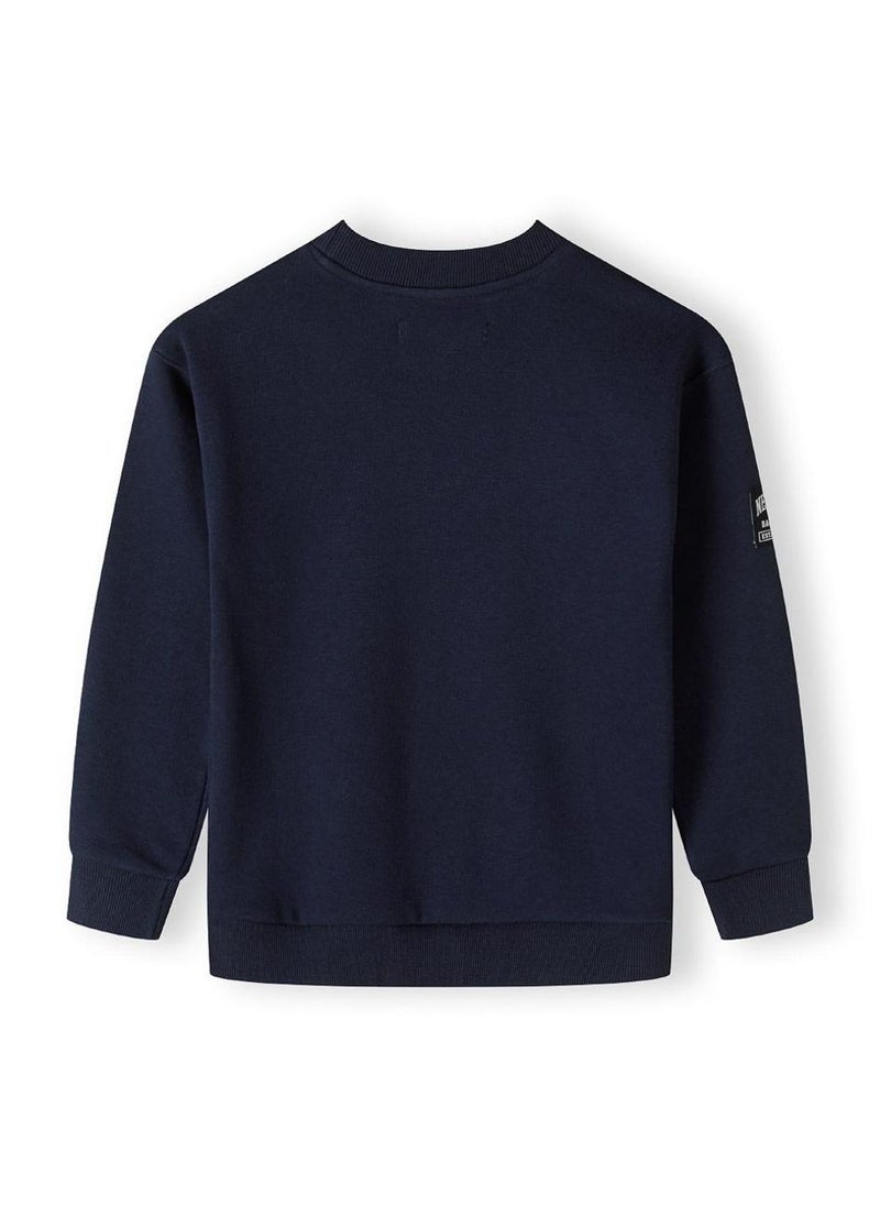 Kids Boys Cotton Crew Neck Sweatshirt