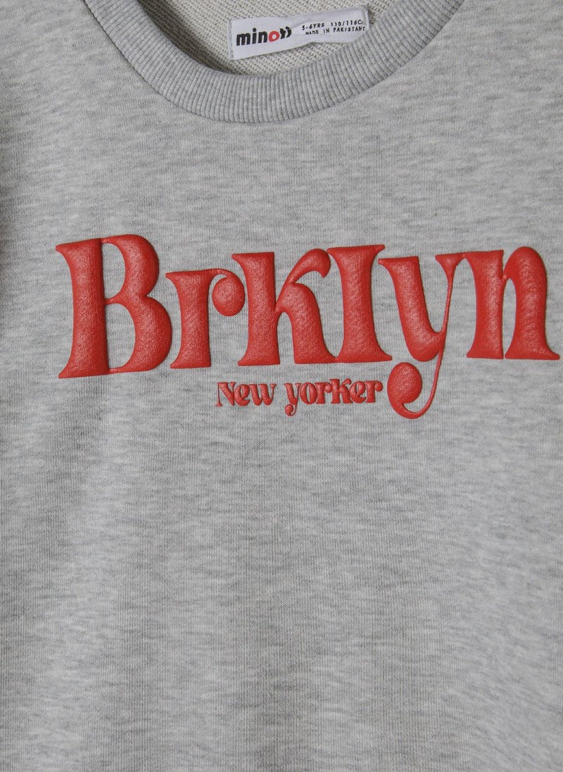 KIds Oversized Crew Neck Sweatshirt