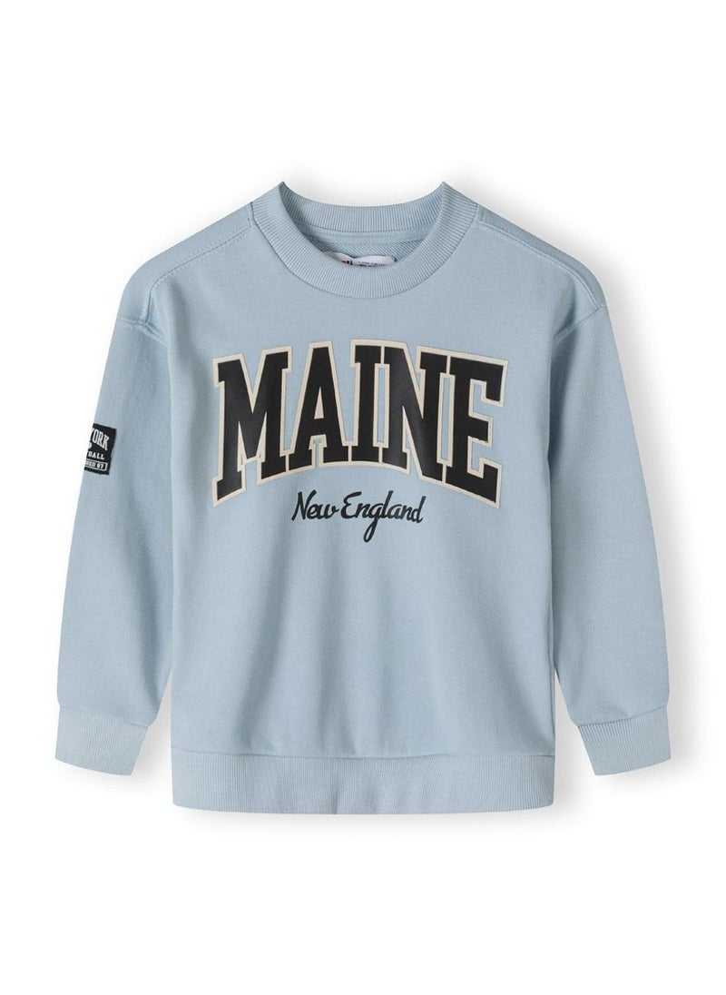 Kids Boys Cotton Crew Neck Sweatshirt