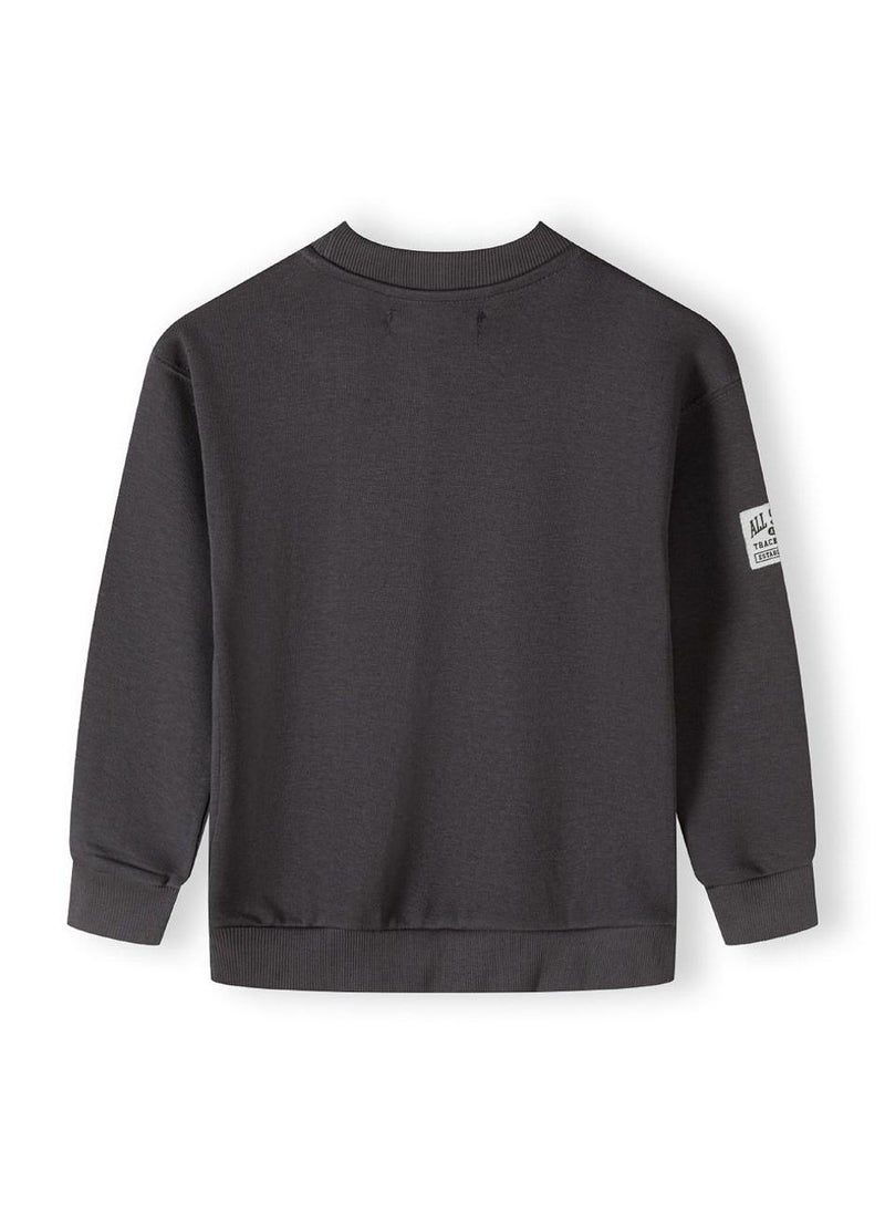 Kids Boys Cotton Crew Neck Sweatshirt