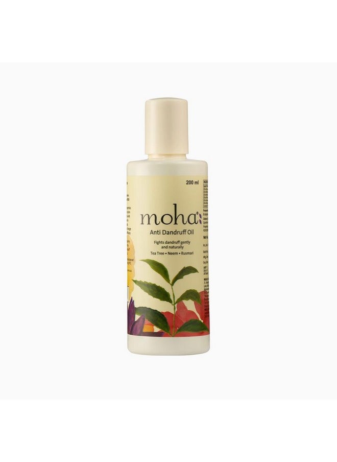 Anti Dandruff Oil With Benefits Of Tea Tree Oil, Neem Oil, Hibiscus Oil, Rosemary Oil| Hair Oil For Men & Women | For All Hair Types. (200 Ml)(Pack Of 1)