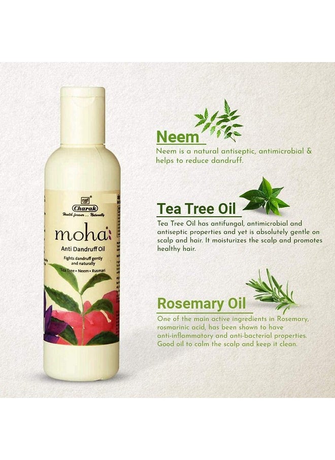 Anti Dandruff Oil With Benefits Of Tea Tree Oil, Neem Oil, Hibiscus Oil, Rosemary Oil| Hair Oil For Men & Women | For All Hair Types. (200 Ml)(Pack Of 1)