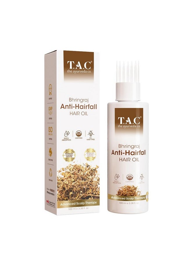 T.A.C Bhringabali Hair Oil - Nourishing Hair Growth Oil For Men And Women, Hair Loss & Regrowth Treatment - 100Ml