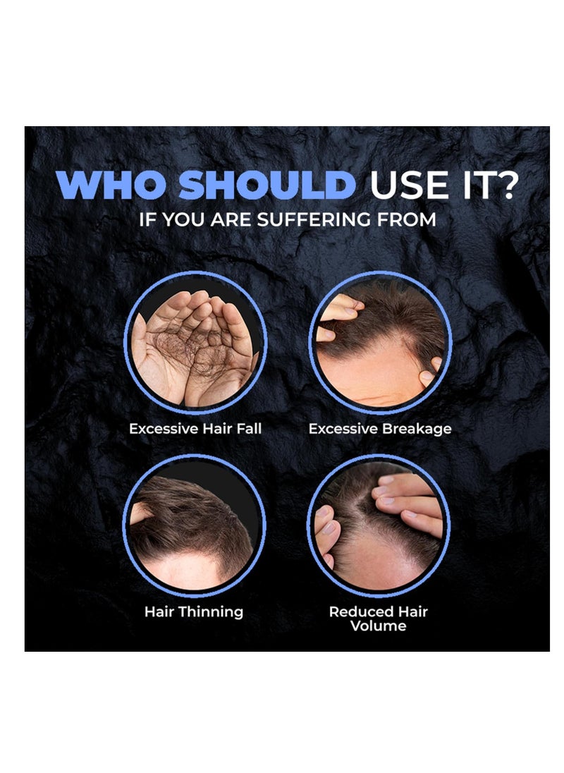 Beardo Advanced Hair Growth Serum for Men, 50 ml| Contains 3% Redensyl, 3% Baicapil, Rosemary | Stimulates Hair Growth, Increase Hair Density & Thickens Hair | Lightweight and Non-Sticky | Made for Men