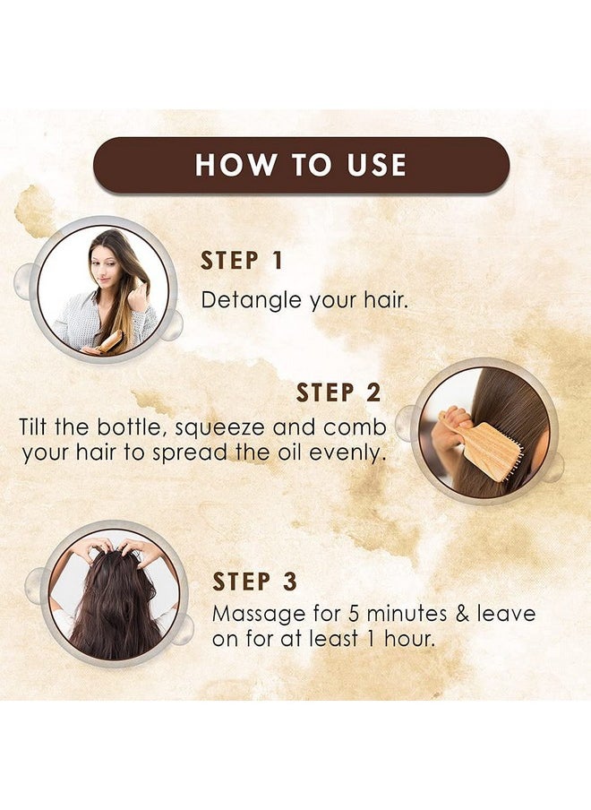Khadi Cold Pressed Coconut Oil - For Skin, Hair Care & Baby Massage Natural Hair Oil - 210 Ml (Pack Of 1)