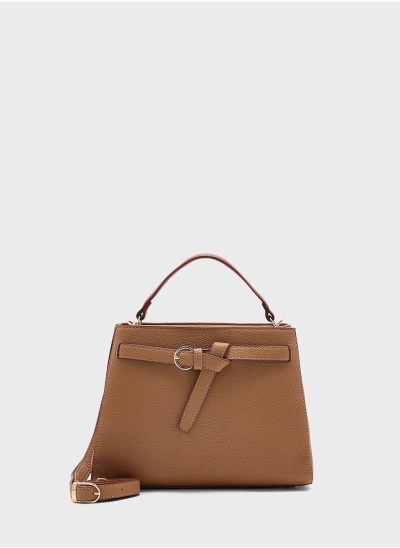 Knot Detail Satchel Bag