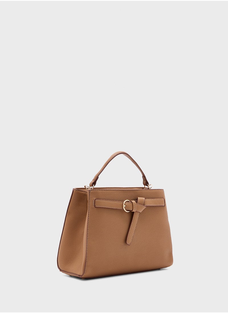 Knot Detail Satchel Bag