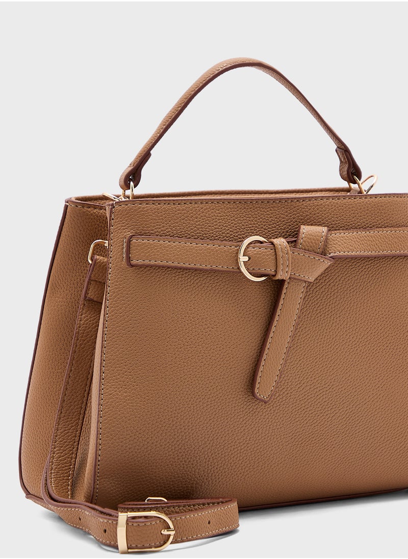 Knot Detail Satchel Bag