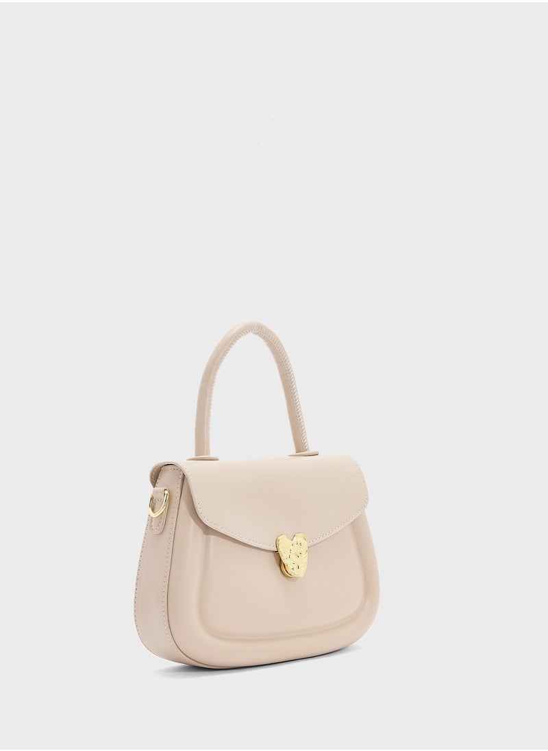 Heart Closure Satchel Bag