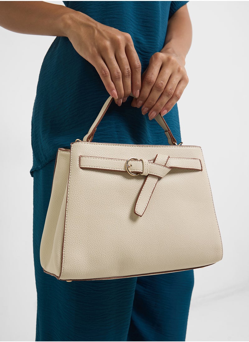 Knot Detail Satchel Bag