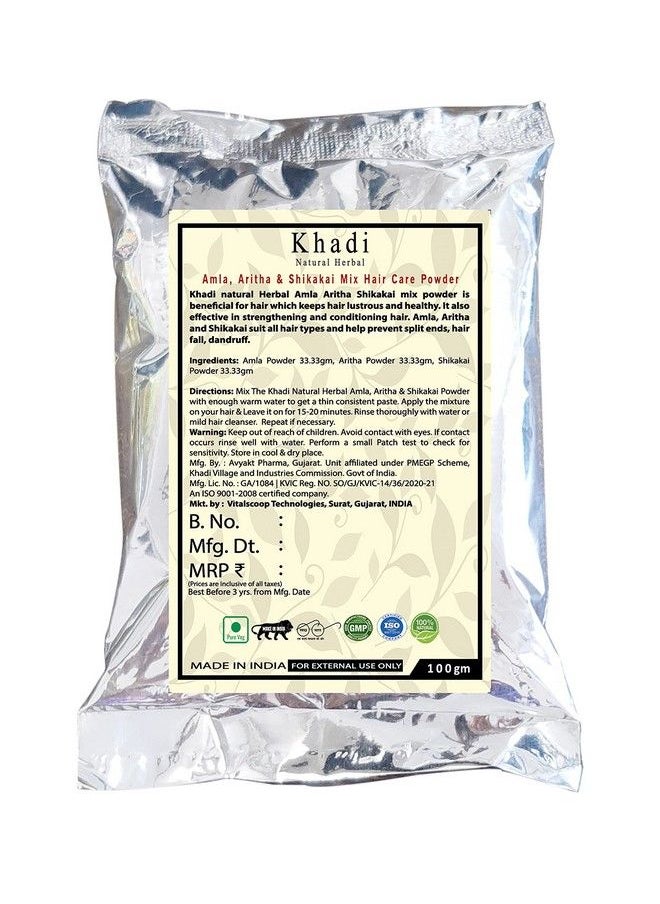 Amla Aritha And Shikakai Mix Hair Care Powder 100 Gm