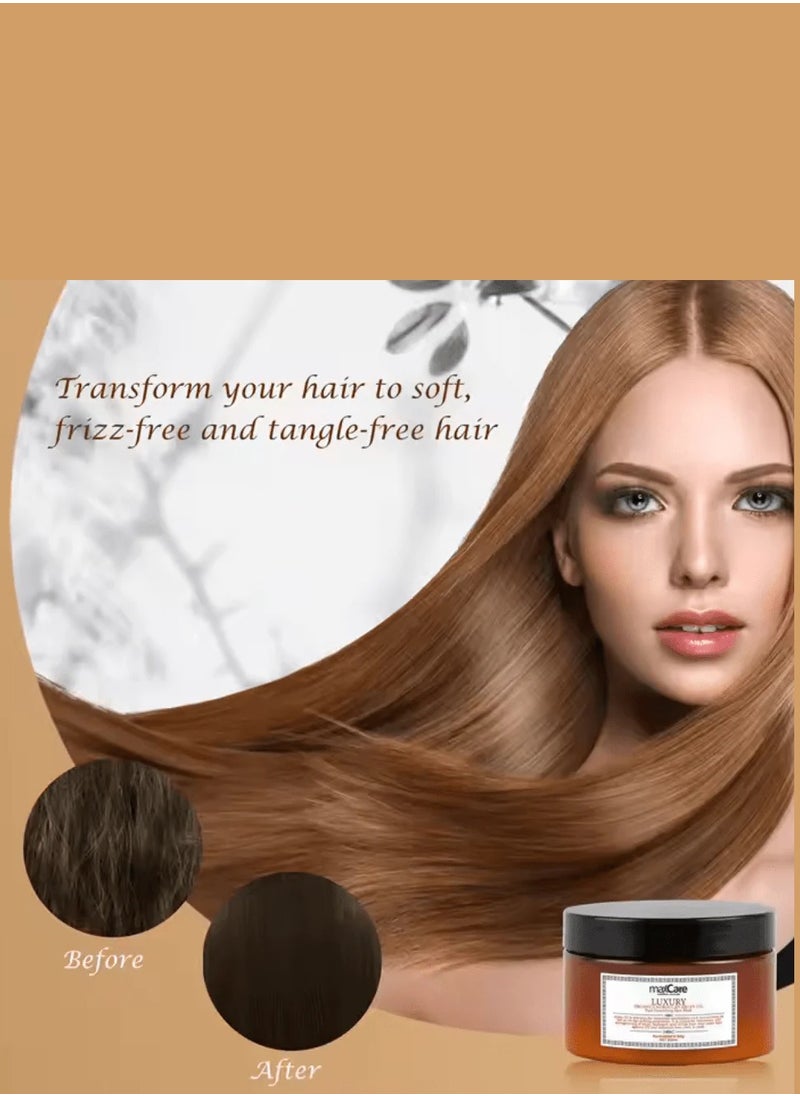Maxcare Sulfate-Free Argan Oil Hair Mask 250ml – Deep Conditioning Treatment for Over-Processed Hair