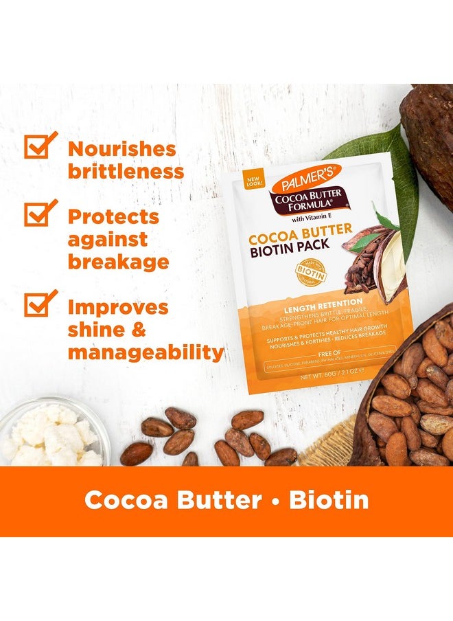 Palmer's Cocoa Butter & Biotin Length Retention Biotin Pack, 2.1 Ounce