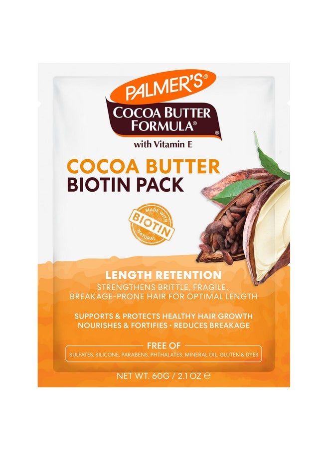 Palmer's Cocoa Butter & Biotin Length Retention Biotin Pack, 2.1 Ounce