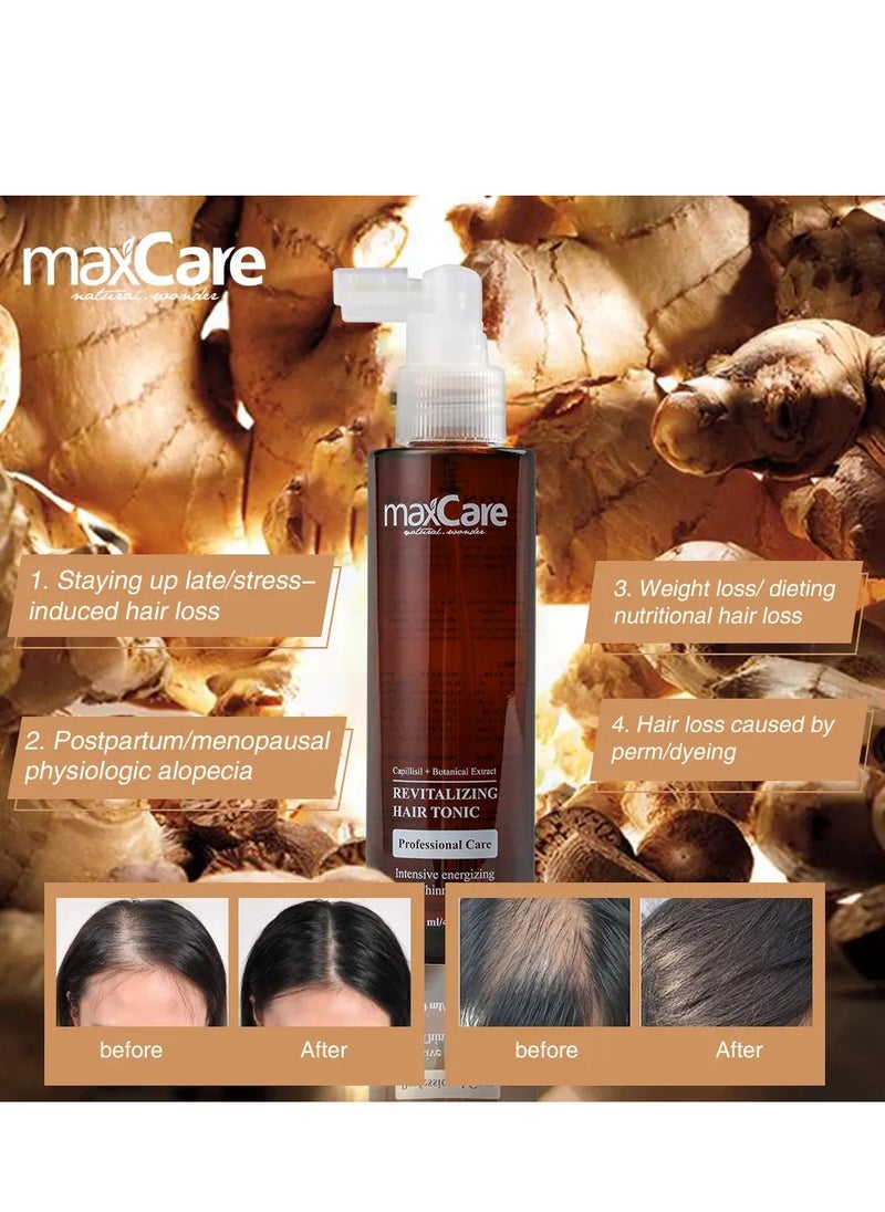 Maxcare Revitalizing Hair Tonic Clear – Anti Hair Fall Scalp Treatment – 120ml