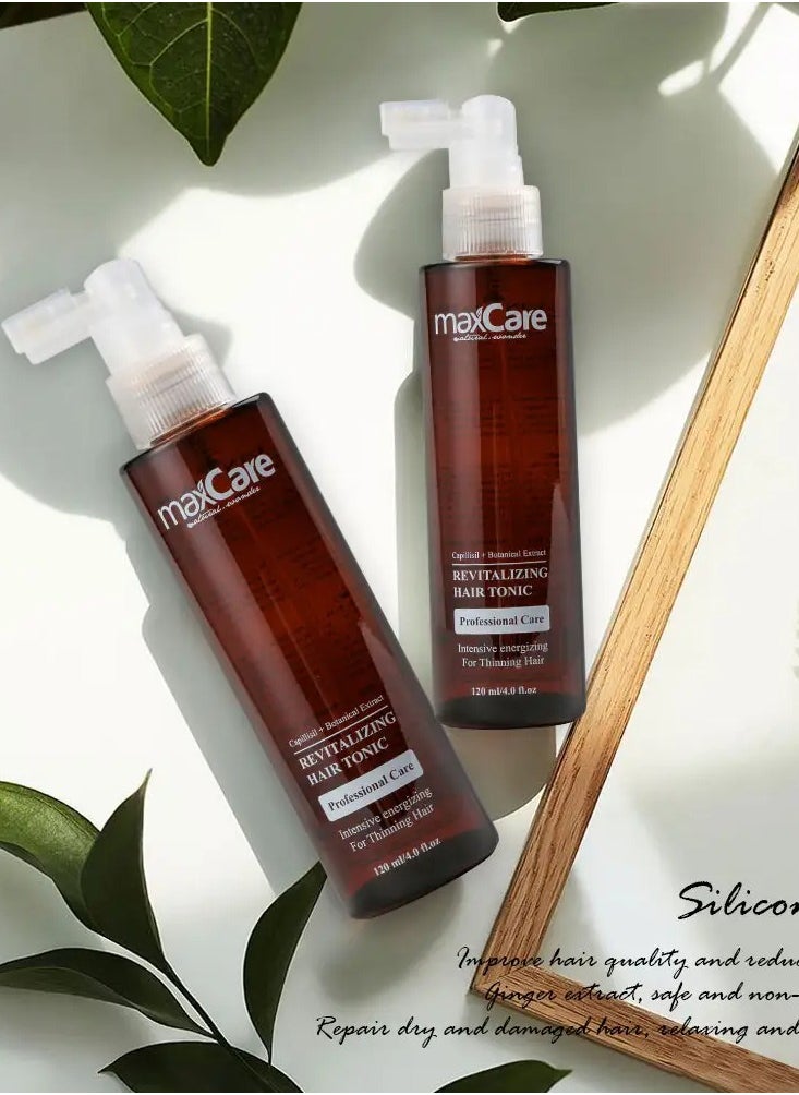 Maxcare Revitalizing Hair Tonic Clear – Anti Hair Fall Scalp Treatment – 120ml