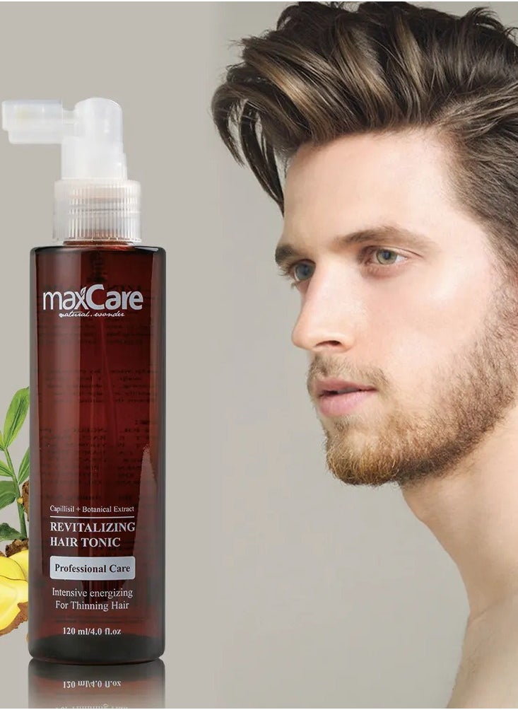 Maxcare Revitalizing Hair Tonic Clear – Anti Hair Fall Scalp Treatment – 120ml