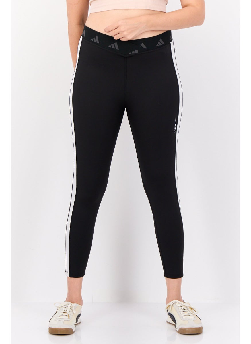 Women Tight Fit Training 7/8 Leggings, Black